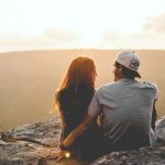 couple on sunset