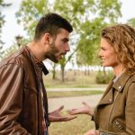 couple fighting on the outside