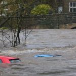 flooded area