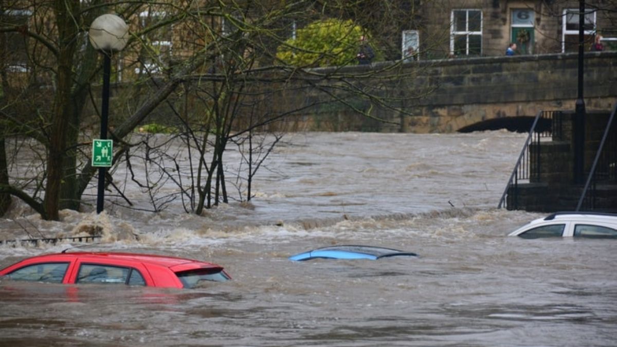 flooded area