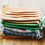 pile of protective masks