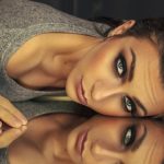 woman with beautiful make up