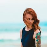 woman with tattoo
