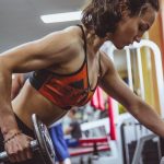 woman working out