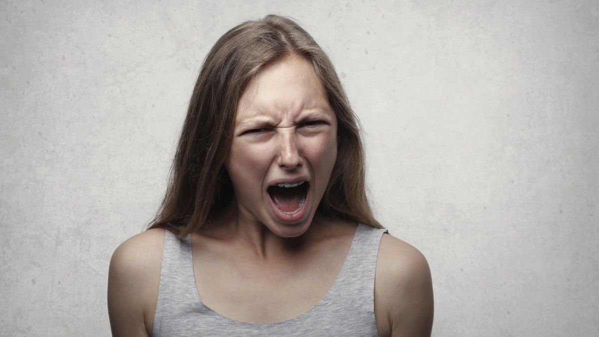 frustrated woman