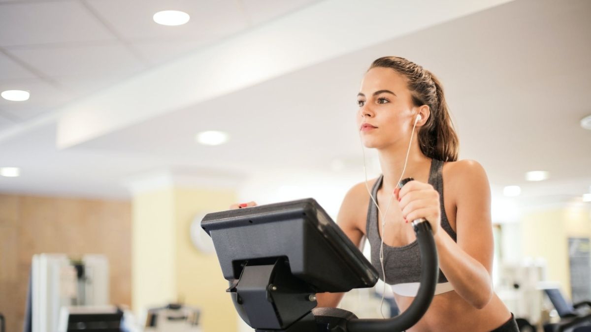 woman at the gym