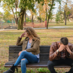 couple on a bench