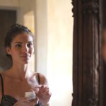 woman in bathroom