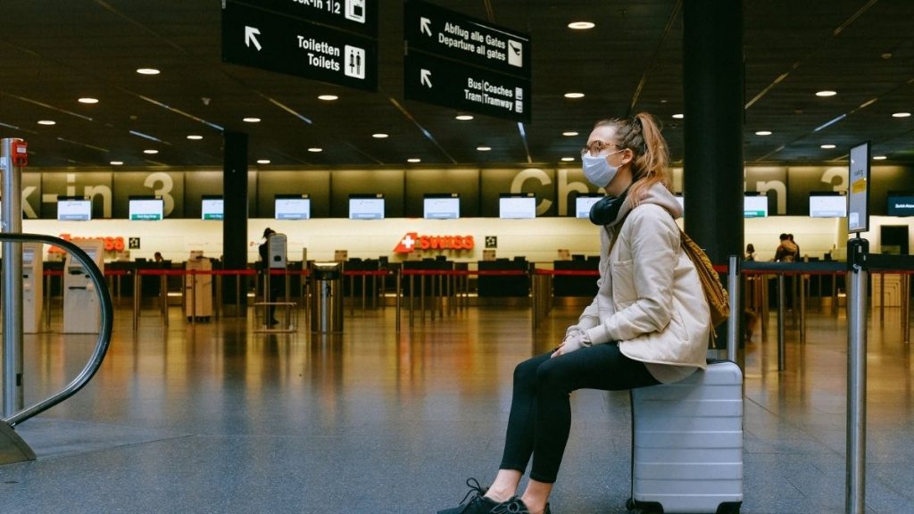 woman at airport