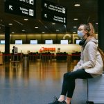 woman at airport
