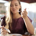 woman eating