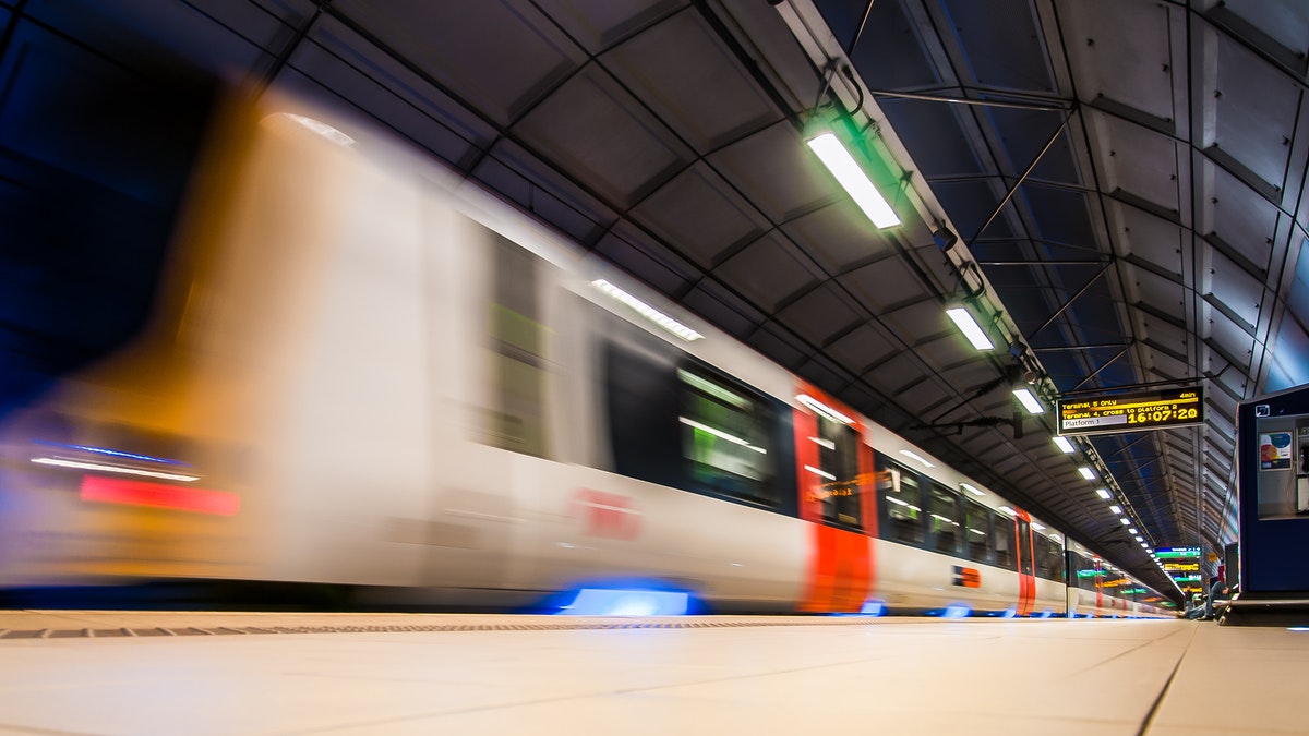 train passing