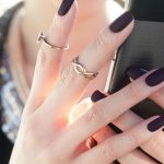 black manicure