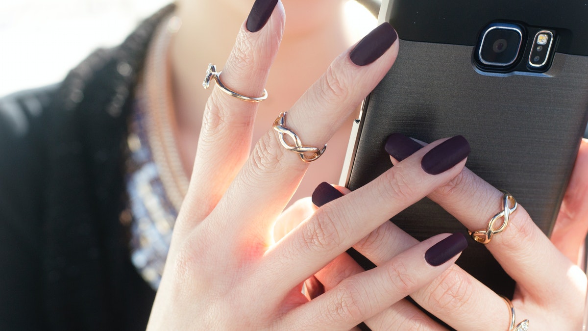 black manicure