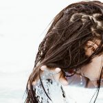 washing hair
