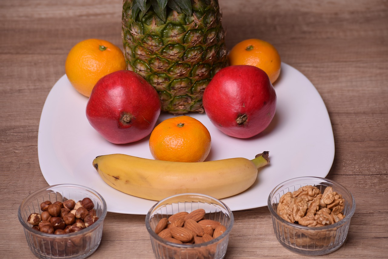 fruit and nuts