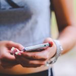 woman chatting on phone