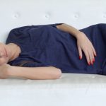 woman laying