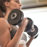 woman exercising