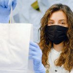 woman with bag