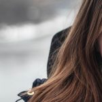 woman in snow