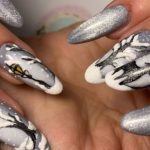 grey nails