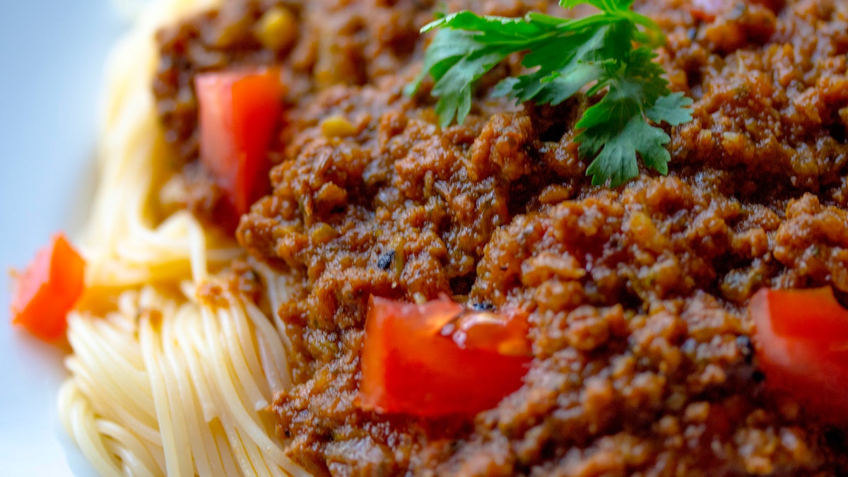 pasta with beef