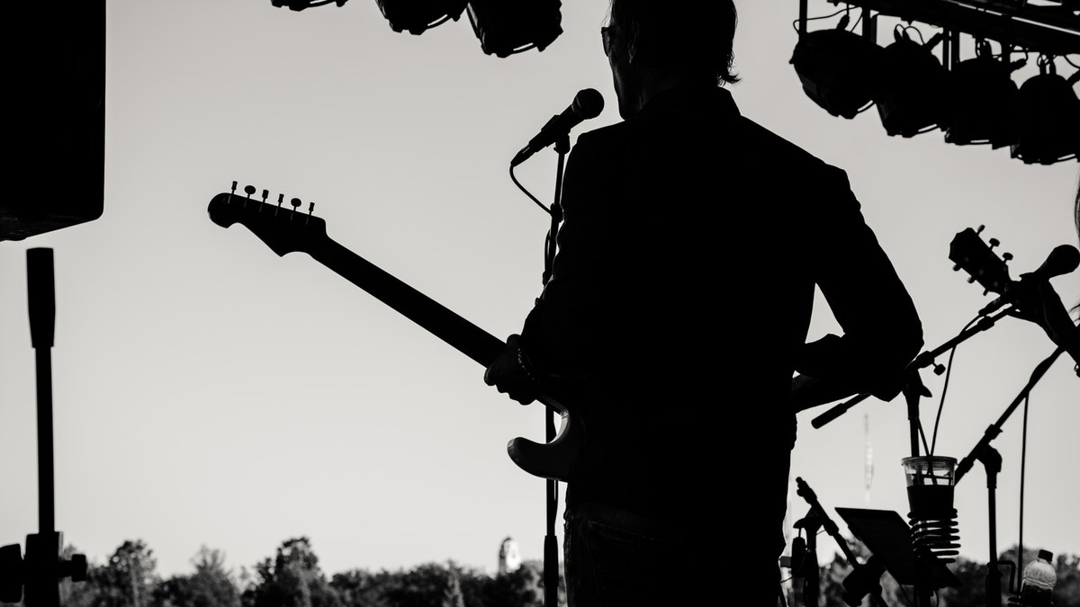 singer on stage