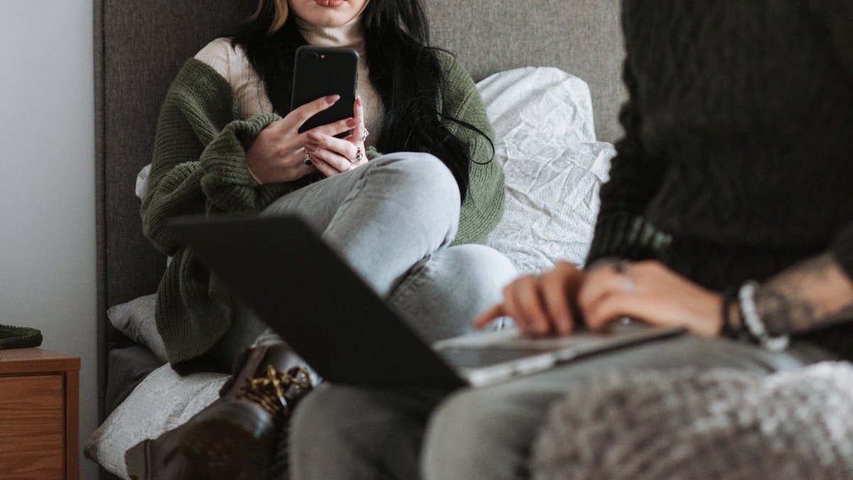 texting and chatting