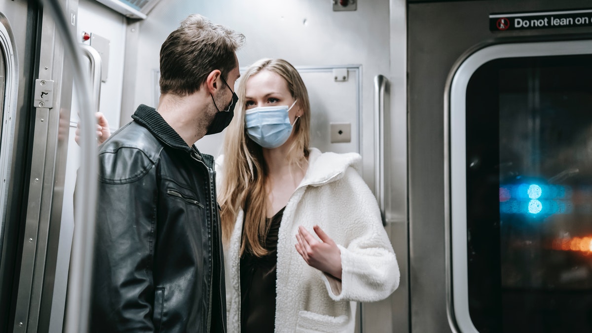 people on train