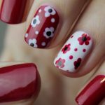 red manicure