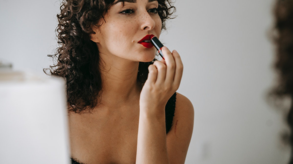 red lips