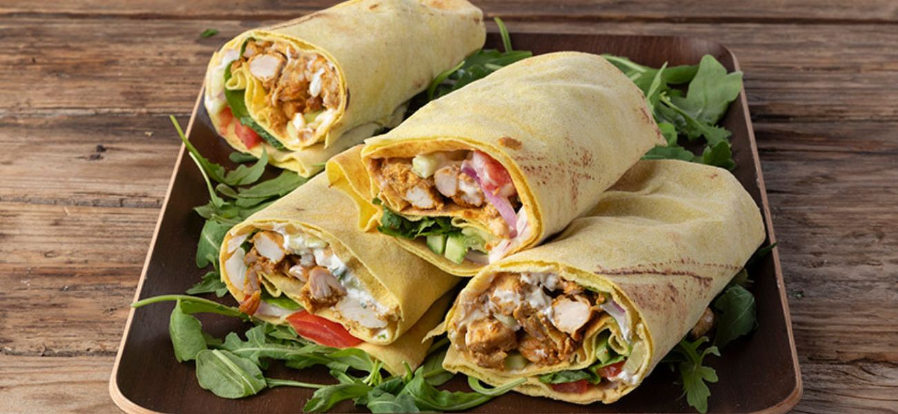 Wrap με κοτόπουλο Τίκα Μασάλα από τον Άκη Πετρετζίκη