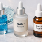 Συστατικά skin longevity όπως εξωσώματα, NAD+ και πεπτίδια χαλκού