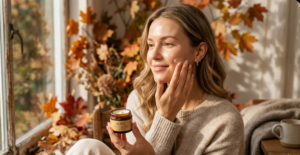 Εφαρμογή ορού με υαλουρονικό οξύ για ενυδάτωση